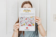 Free Girl Showing Poster Mockup Psd