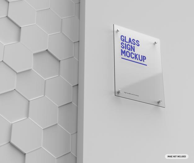Free Glass Sign Mockup Psd – DreamBundles