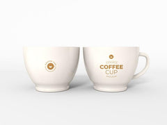 Ceramic Coffee Mug Mockup for Canva