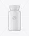 Free Glossy Plastic Pills Bottle Mockup