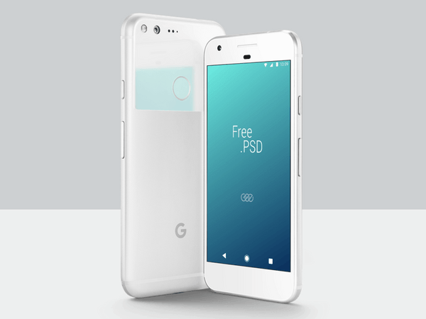 Free Google Pixel Psd Mockup