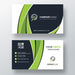 Free Green Corporate Card Mockup Psd