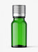 Free Green Pharmaceutical Bottle With Silver Cap