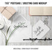 Free Greeting Card Mock Up Psd