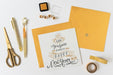 Free Greeting Card Mockup With New Year Concept Psd