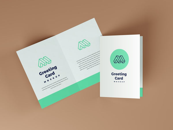 Free Greeting Card Psd Mockup