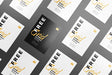 Free Grid Letter Brochure Mockup