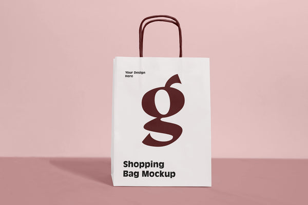 Free Grocery Shopping Bag Mockup