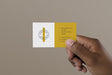 Free Hand Holding Business Card