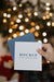 Free Hand Holding Christmas Card Template Psd