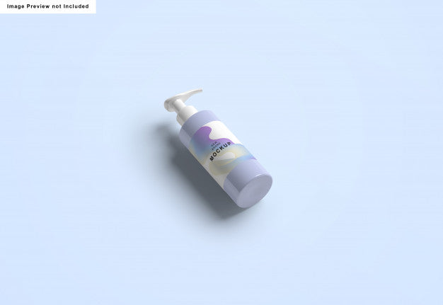 Free Hand Sanitizer Bottle Mockup Psd