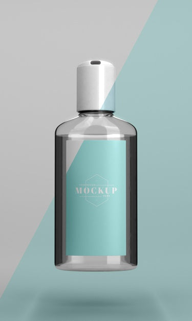 Free Hand Sanitizer Mock-Up Bottle Psd