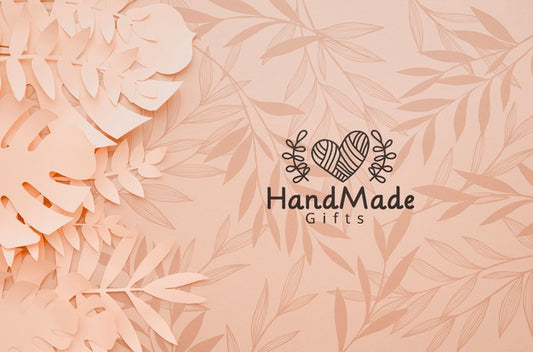 Free Handmade Paper Plants With Monstera And Palm Leaves Psd