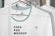 Free Hanging T-Shirt Mockup