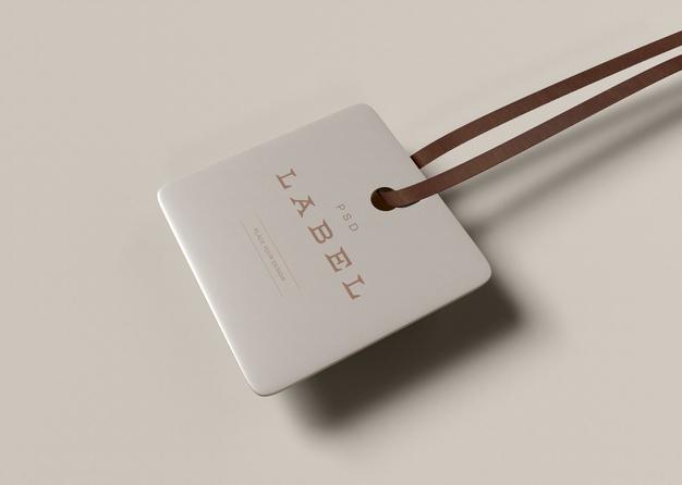 Free Hanging Tag Mockup Psd