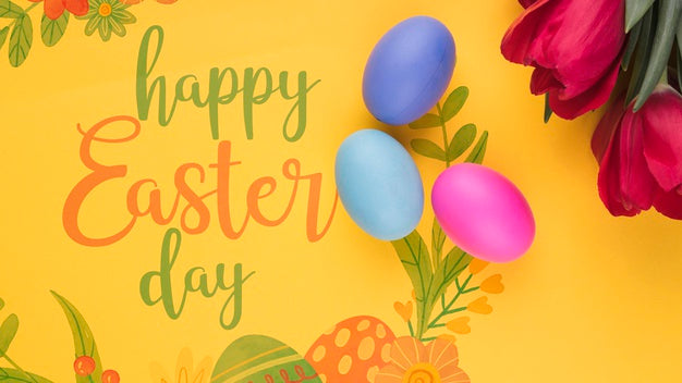 Free Happy Easter Day Psd
