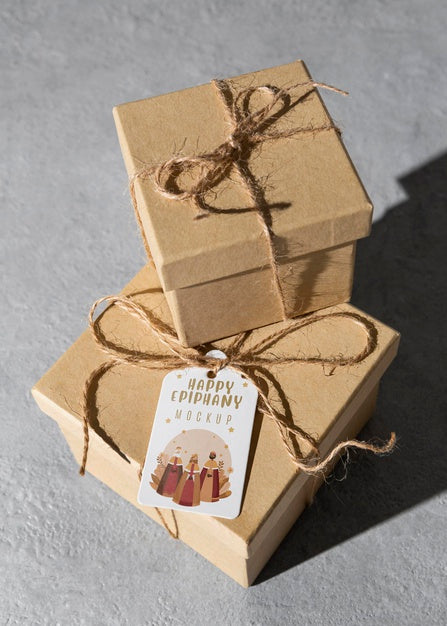 Free Happy Epiphany Concept With Mock-Up Psd