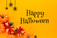 Free Happy Halloween Mock-Up Message Psd