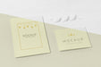 Free Happy New Year Invitation Mock-Up With Ribbon Psd