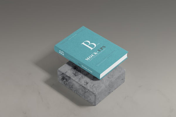 Free Hard Cover Book Mockup Psd