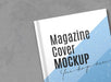 Free Hardcover Book Over Concrete Surface Mockup Psd