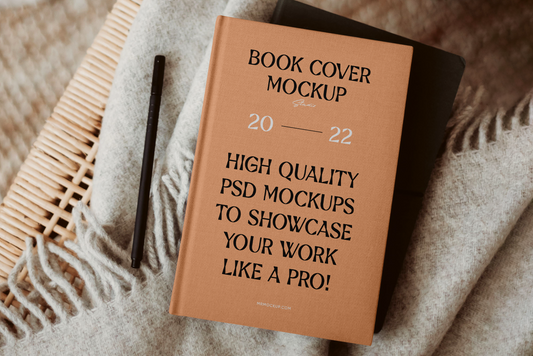 Free Hardcover Book Psd Mockup