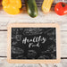 Free Healthy Food Mockup With Slate Psd