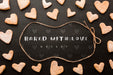 Free Heart Shaped Cookies Above View Psd