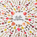 Free Hello Autumn Quote With Dried Leaves On White Background Psd