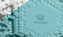 Free Hexagonal 3D Background Psd