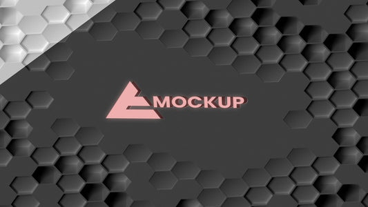 Free Hexagonal 3D Background Psd