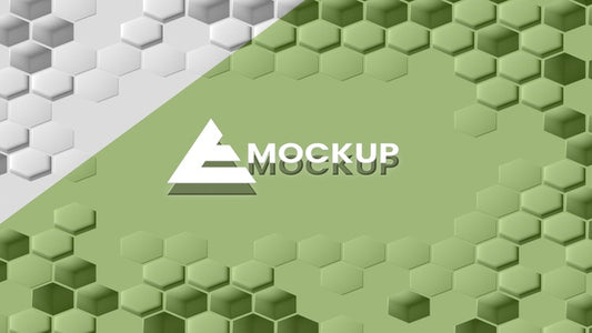 Free Hexagonal 3D Background Psd
