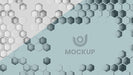 Free Hexagonal 3D Background Psd