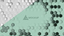 Free Hexagonal 3D Background Psd