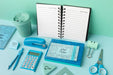 Free High Angle Of School Supplies Collection Mock-Up Psd