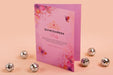 Free High View Floral Sweet Fifteen Invitation Psd