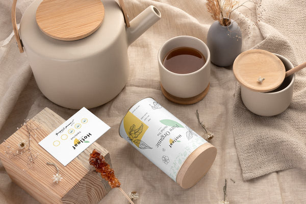 Free Hotleaf - Tea Branding Mockup