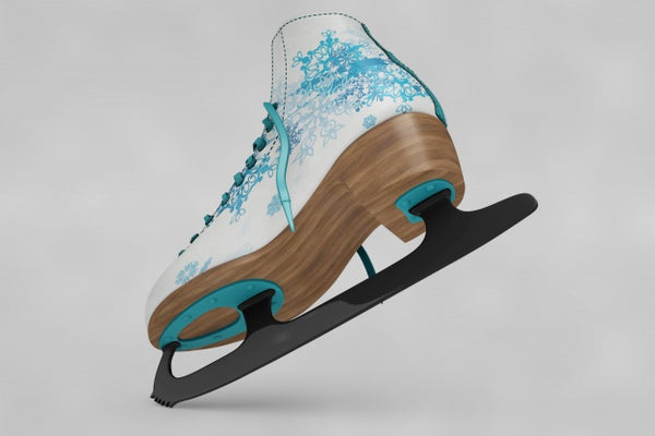 Free Ice Skates Shoes Mockup Psd
