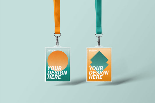 Free Id Holder Mockup