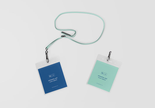 Free Id Lanyard Mockup