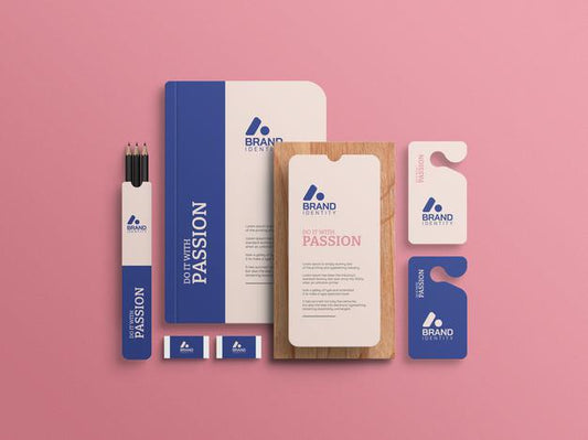 Free Identity Branding Stationery Mockup Psd