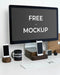 Free Imac Mockup Psd Perspective