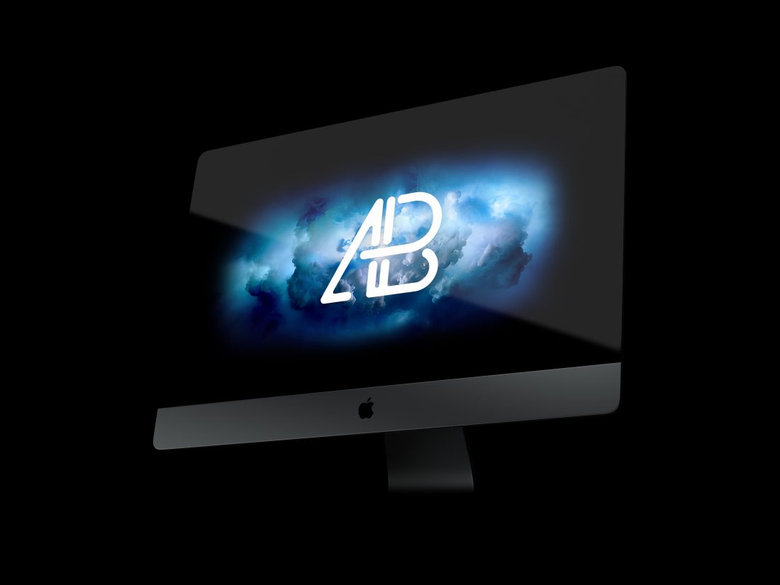 Free Imac Pro Psd Mockup Vol.3