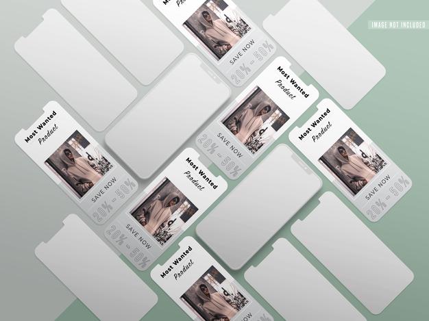 Free Instagram Social Media Post Mockup Psd