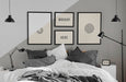 Free Interior Design With Minimal Mock-Up Frames Psd
