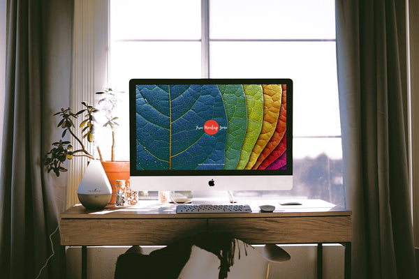 Free Interior Designer Workstation Imac Pro Mockup Psd