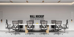 Free Interior Modern Office Meeting Room Wall Mockup Psd