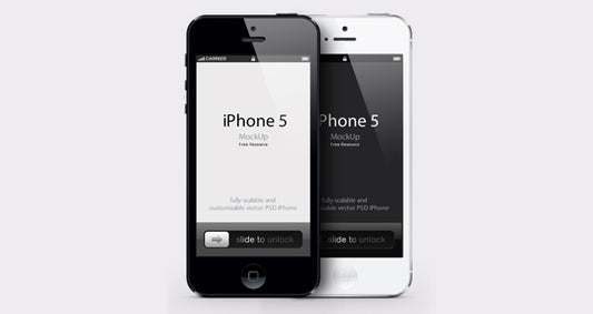 Free Iphone 5 Psd Vector Mockup