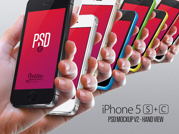 Free Iphone 5S & 5C Mockup Set