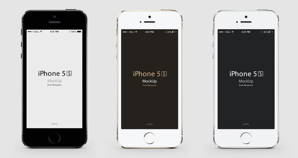 Free Iphone 5S Psd Vector Mockup